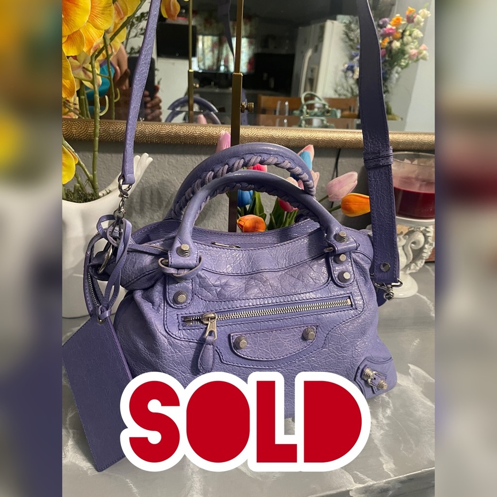 Balenciaga MM size cross body bag